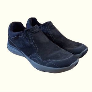 CLARKS Wave Walk Slip On Black Mens 10.5